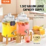 Drik dispenser 1.5 Gal Beverage Dispenser til festerglas med