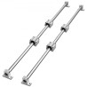 Linear Guide Rail Set, SFC20 1200mm, 2 stk 39,4 in/1000 mm SFC20 Guide Rails 4 PCS SC20 Slide Blocks 4 PCS Rail Supports,