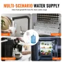 Bottled Water Dispenser Pump System, 5 Gallon/18.9 L Dispensing System, Automatic Electric Water Dispenser, Single Inlet Water J