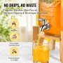 Drik dispenser, 1 gallon drik dispensere til fester, glasjuice
