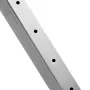 Cable Railing Post, 36" x 1" x 2" Steel Horizontal Hole Deck Railing Post, 11 Pre-Drilled Holes, SUS304 Stainless Steel Cable Ra