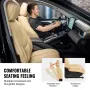 Seat Covers, Universal Car Seat Covers Front Seats, 6pcs Faux Leather Seat Cover, Full Enclosed Design, Detachable Headrest and 