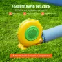 Inflatable Paint Booth, 9.8 x 8.2 x 8.2 ft/3 x 2.5 x 2.5 m Inflatable Spray Booth, with 550W Powerful Blower and Air Filter Syst