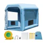 Inflatable Paint Booth, 9.8 x 8.2 x 8.2 ft/3 x 2.5 x 2.5 m Inflatable Spray Booth, with 550W Powerful Blower and Air Filter Syst