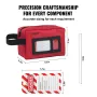 Electrical Lockout Tagout Kit, 26 PCS Safety Loto Kit Includes Padlocks, Hasps, Tags, Nylon Ties, and Carrying Bag, Lockout Tago