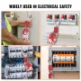 Electrical Lockout Tagout Kit, 26 PCS Safety Loto Kit Includes Padlocks, Hasps, Tags, Nylon Ties, and Carrying Bag, Lockout Tago