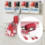 Electrical Lockout Tagout Kit, 26 PCS Safety Loto Kit Includes Padlocks, Hasps, Tags, Nylon Ties, and Carrying Bag, Lockout Tago