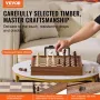 Solid Wood Chess Set, 15 inch 2-IN-1 Chess Checkers Game Set, Chess Board Games with Storage Drawer & Weighted Chess Checkers Pi