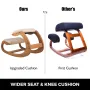 Ergonomic Kneeling Chair 99.8 kg Load Capacity Kneeling Posture Desk Chair Stool with Hip Cushion Kneeling Ergonomic Stool for H