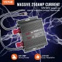 Dobbelt batteri smart isolator 12V/24V 250 amp spændingsfølsomt