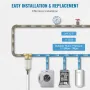 Spin Down-filter, 40 mikron hele husets sedimentfilter til