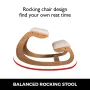 Ergonomic Kneeling Chair 99.8 kg Load Capacity Kneeling Posture Desk Chair Stool with Hip Cushion Kneeling Ergonomic Stool for H