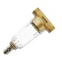 Spin Down Filter, 40 Micron Whole House Sediment Filter for Well Water, 3/4" G-F + 1" G-M, 4 T/H High Flow Rate, for Whole House