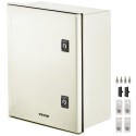 NEMA Fiberglass Enclosure, 16 x 12 x 8 in NEMA 4X Fiberglass Electrical Box, IP66 Waterproof & Dustproof, Outdoor/Indoor