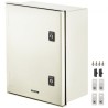 NEMA Fiberglass Enclosure, 16 x 12 x 8 in NEMA 4X Fiberglass Electrical Box, IP66 Waterproof & Dustproof, Outdoor/Indoor