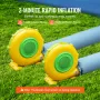 Inflatable Paint Booth, 32.8 x 21 x 14.8 ft/10 x 6.4 x 4.5 m Inflatable Spray Booth, with 1100W+750W Powerful Blowers and Air Fi
