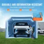 Inflatable Paint Booth, 32.8 x 21 x 14.8 ft/10 x 6.4 x 4.5 m Inflatable Spray Booth, with 1100W+750W Powerful Blowers and Air Fi