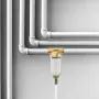 Spin Down Filter, 40 Micron + 30 Micron Fine Filtration, Whole House Sediment Filter for Well Water, 3/4"(1.9 cm) G-F + 1"(2.5 c