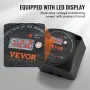 Dual Battery Isolator Kit, 12V 140Amp, Manual and Auto Modes VSR Voltage Sensitive Relay with LCD Screen, Smart Battery Isolator