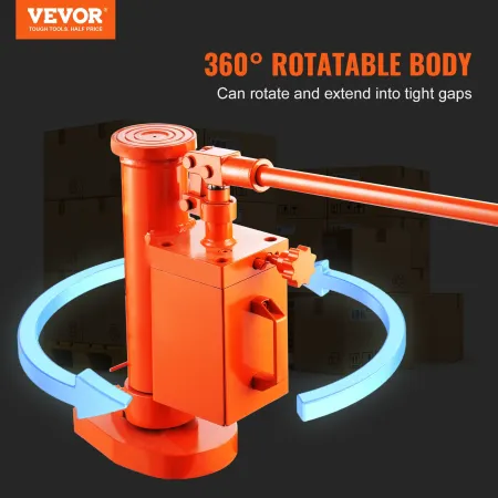 Hydraulic Toe Jack, 5 Ton On Toe Toe Jack Lift, 10 Ton On Top Lift Capacity Machine Jack, 1.0-9.1 in Toe Height, 14.6-22.4 in To