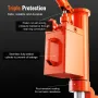Hydraulic Toe Jack, 5 Ton On Toe Toe Jack Lift, 10 Ton On Top Lift Capacity Machine Jack, 1.0-9.1 in Toe Height, 14.6-22.4 in To