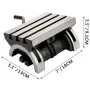 Tilting Milling Table 7x5inch Tilting Angle Milling Machine 0-90°Adjustable Swivel Angle Plate with 3 T-slots and an Adjustable 