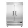 Commercial Freezer 38.83 Cu.ft, Reach In Upright Freezer 2 Doors, Auto-Defrost Stainless Steel Reach-in Freezer with 6