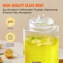 Drik dispenser, 1,5 gallon drik dispensere til fester
