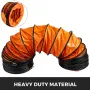 25 ft PVC Fleksibel kanal, der hører til 250 mm/10 "Diameter
