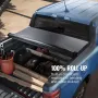 Truck Bed Cover, Roll Up Truck Bed Tonneau Cover, Compatible with 2009-2024 Ford F-150 Styleside Bed, for 5.5 x 5.4 ft Bed, Soft