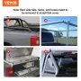 Lastbilseng dækning, rulle op lastbilbed Tonneau-dækning, kompatibel med 2009-2024 Ford F-150 Styleside Bed, til 5,5 x 5,4 ft