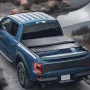 Truck Bed Cover, Roll Up Truck Bed Tonneau Cover, Compatible with 2009-2024 Ford F-150 Styleside Bed, for 5.5 x 5.4 ft Bed, Soft