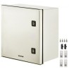 NEMA Fiberglass Enclosure, 16 x 16 x 8 in NEMA 4X Fiberglass Electrical Box, IP66 Waterproof & Dustproof, Outdoor/Indoor
