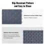 Garage Tiles Interlocking, 12 x 12 x 0.53 inch 25 Pack Garage Floor Covering Tiles, Non-Slip Double-Sided Texture Garage Floorin