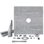 Bruser kantkast, 1828x1828mm bruserpande med 50,8 mm PVC