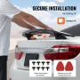 GT Wing Car Spoiler, 46,3 tommer Universal Spoiler, kompatibel