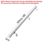 Stair Handrail 6ft Stair Rail Stainless Steel Modern Handrails for Stairs 200lbs Capacity Indoor Handrail for Stairs Wall