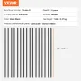 Trappe Metal Balusters, 44 '' X 0,5 '' Square Aluminium Alloy