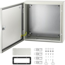 NEMA Steel Enclosure, 20 x 20 x 6\'\' NEMA 4X Steel Electrical Box, IP66 Waterproof & Dustproof, Outdoor/Indoor Electrical