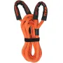 7/8" (2.2 cm) x 30'/9.1 m Kinetic Recovery Tow Rope 30,580 lbs/13,876.4 kg, Heavy-Duty Off Road Snatch Strap with 2 Soft Shackle