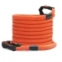 7/8" (2.2 cm) x 30'/9.1 m Kinetic Recovery Tow Rope 30,580 lbs/13,876.4 kg, Heavy-Duty Off Road Snatch Strap with 2 Soft Shackle