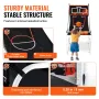 Foldable Basketball Arcade Game, 2 Player Indoor Basketball Game, Home Dual Shot Sport with 4 Balls, 8 Game Modes, LCD Electroni