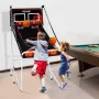 Foldbar indendørs dobbeltskud basketball arkade spil 2 spiller