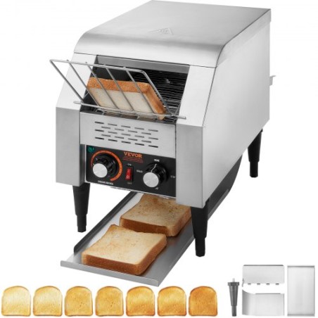 Commercial Conveyor Toaster 150 Slices/Hour Commercial Toaster Heavy Duty
