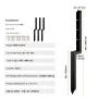 Fence Post Anchor Repair Kit, 4 Pack Inner Diameter 2 x2 Inches Heavy Duty Steel Fence Post Support Stakes, Anchor Ground Spike 