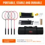 Badminton Net Set, Outdoor Backyard Beach Park Badminton Net