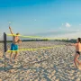 Badminton Net Set, Outdoor Backyard Beach Park Badminton Net, Portable Badminton Equipment Set, Adults Kids Badminton Net with P