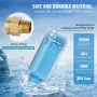 Spin Down Filter, 40 Micron Whole House Sediment Filter for Well Water, 3/4" (1.9 cm) G-M + 1" (2.5 cm) G-M + 3/4" (1.9 cm) G-F,