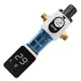 Spin Down Filter, 40 Micron Whole House Sediment Filter for Well Water, 3/4" (1.9 cm) G-M + 1" (2.5 cm) G-M + 3/4" (1.9 cm) G-F,