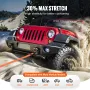 7/8" (2.2 cm) x 20'/6.1 m Kinetic Recovery Tow Rope 30,580 lbs/13,876.4 kg, Heavy-Duty Off Road Snatch Strap, Extreme Duty 30% E